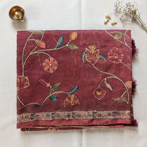 Revised folded saree photo